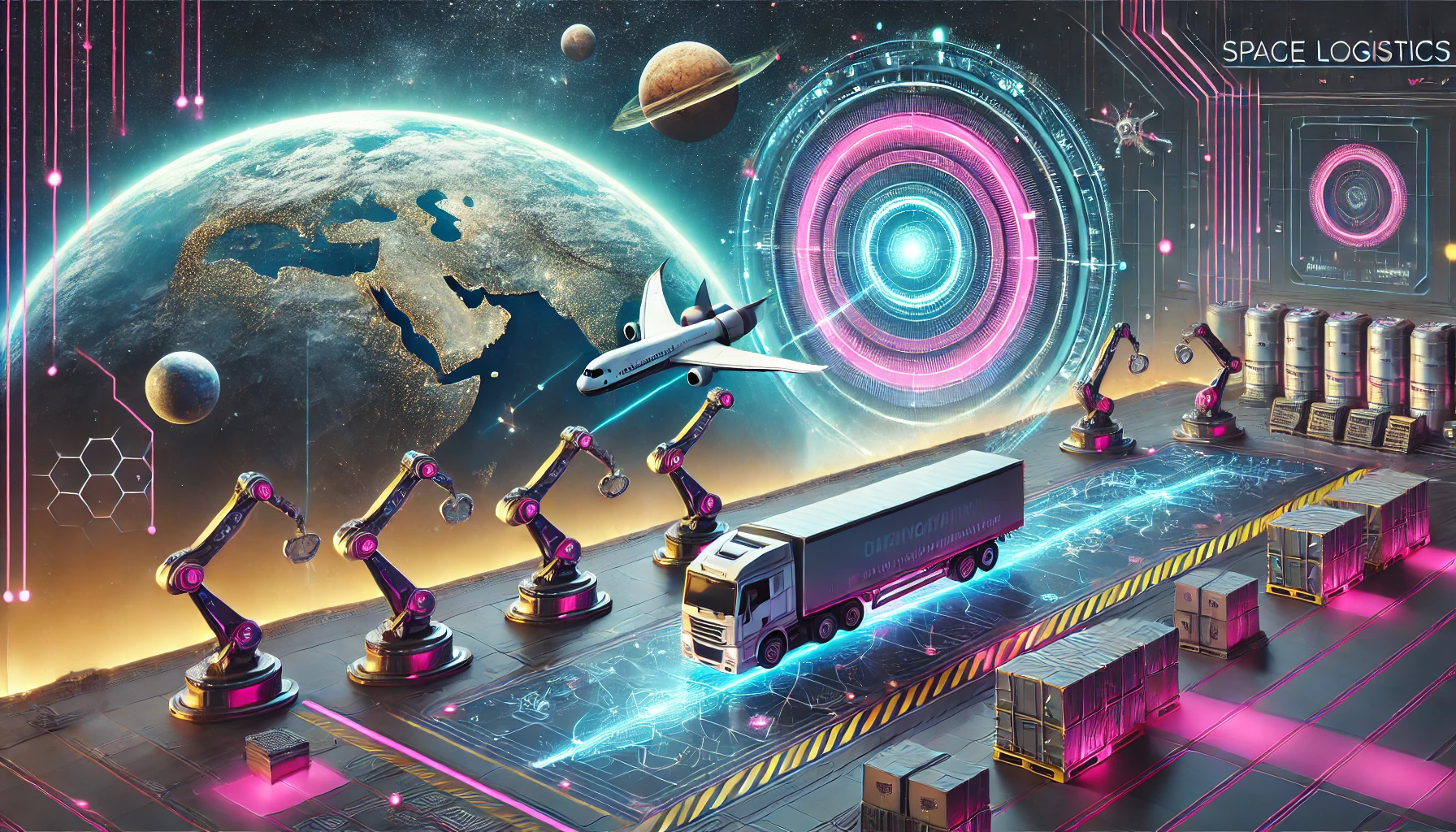 The Quantum Express hub at Station Alpha-7